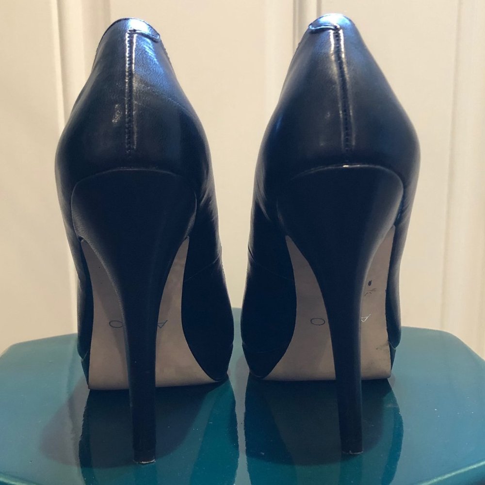 Aldo Black Almond Toe Pumps